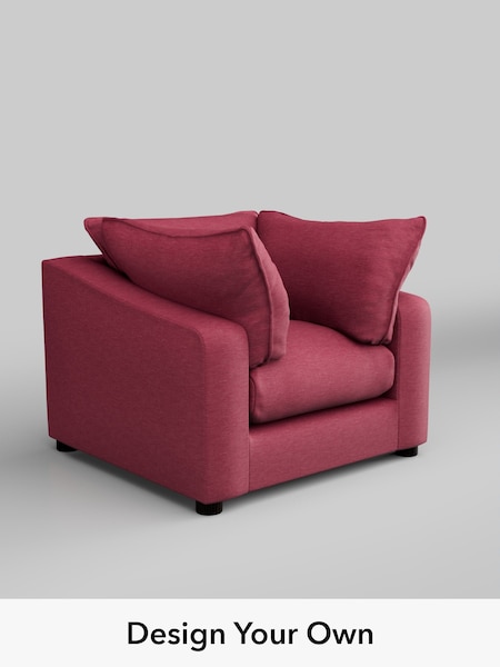 Fine Chenille Easy Clean/Mid Raspberry Pink The Sumptuous Deep Relaxed Sit (W85988) | £1,225