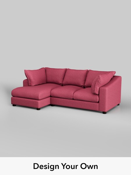 Fine Chenille Easy Clean/Mid Raspberry Pink The Sumptuous Deep Relaxed Sit (W85988) | £2,150