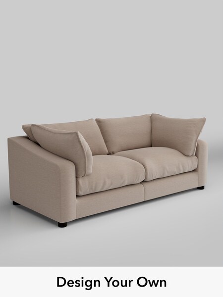 Fine Chenille Easy Clean/Mid Taupe Brown The Sumptuous Deep Relaxed Sit (W85995) | £1,625