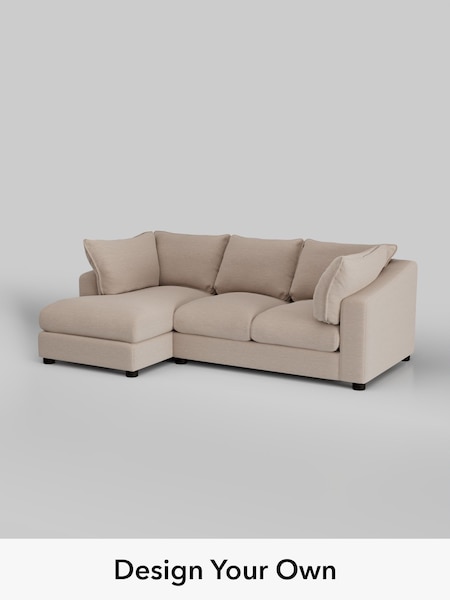 Fine Chenille Easy Clean/Mid Taupe Brown The Sumptuous Deep Relaxed Sit (W85995) | £2,150