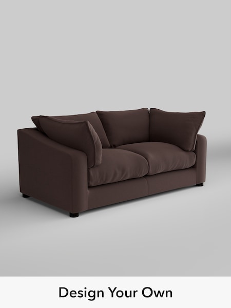 Fine Chenille Easy Clean/Chocolate Brown The Sumptuous Deep Relaxed Sit (W85996) | £1,525