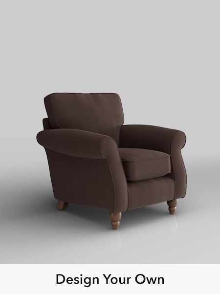 Fine Chenille Easy Clean/Chocolate Brown Ashford (W86002) | £799