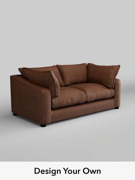Monza Faux Leather Easy Clean/Chestnut Brown The Sumptuous Deep Relaxed Sit (W86028) | £1,525