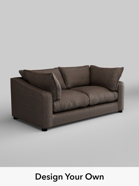 Monza Faux Leather Easy Clean/Peppercorn Brown The Sumptuous Deep Relaxed Sit (W86037) | £1,525