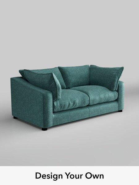 Plush Chenille/Dark Teal Green The Sumptuous Deep Relaxed Sit (W86051) | £1,525