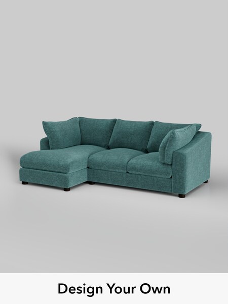 Plush Chenille/Dark Teal Green The Sumptuous Deep Relaxed Sit (W86051) | £2,150