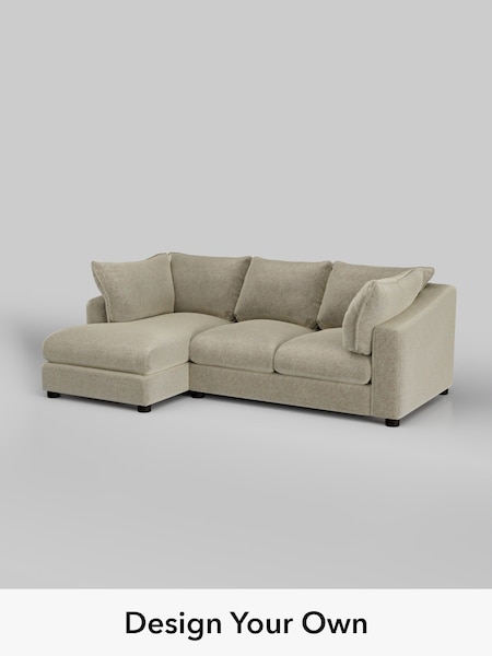 Plush Chenille/Light Natural The Sumptuous Deep Relaxed Sit (W86052) | £2,150