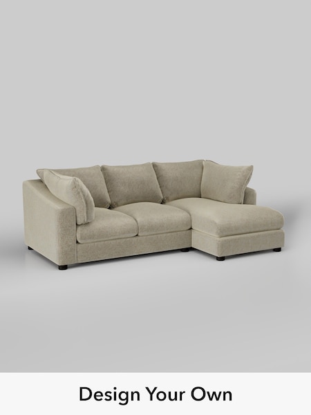 Plush Chenille/Light Natural The Sumptuous Deep Relaxed Sit (W86052) | £2,150