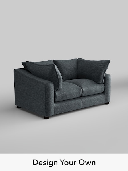 Plush Chenille/Slate Blue The Sumptuous Deep Relaxed Sit (W86083) | £1,425