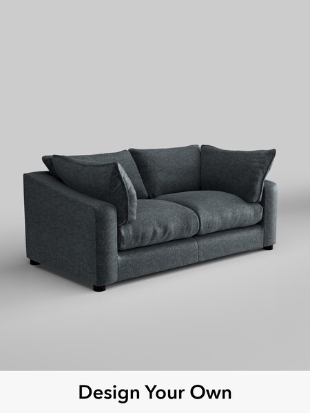 Plush Chenille/Slate Blue The Sumptuous Deep Relaxed Sit (W86083) | £1,525