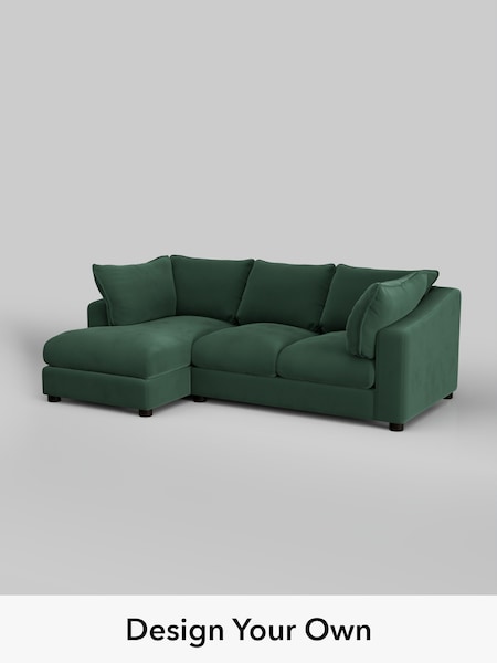 Plush Velvet Easy Clean/Bottle Green The Sumptuous Deep Relaxed Sit (W86091) | £2,150