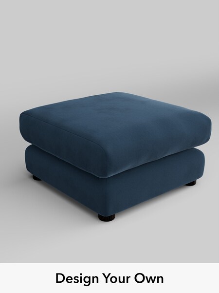 Plush Velvet Easy Clean/Airforce Blue The Sumptuous Deep Relaxed Sit (W86095) | £575