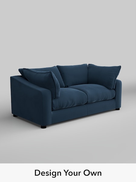 Plush Velvet Easy Clean/Airforce Blue The Sumptuous Deep Relaxed Sit (W86095) | £1,525