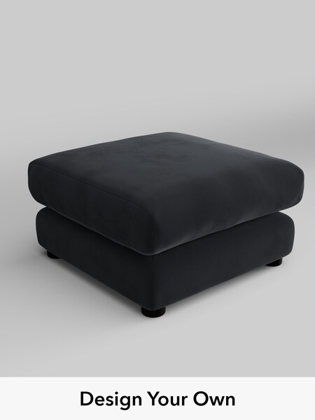 Plush Velvet Easy Clean/Charcoal Grey The Sumptuous Deep Relaxed Sit (W86100) | £575