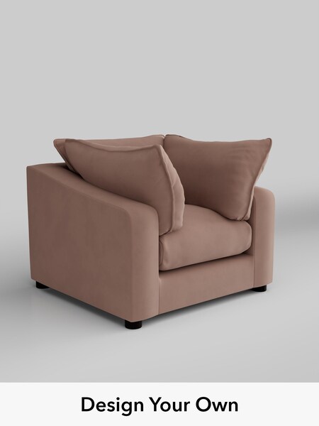 Plush Velvet Easy Clean/Mid Natural The Sumptuous Deep Relaxed Sit (W86121) | £1,225