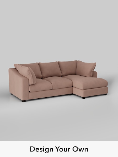 Plush Velvet Easy Clean/Mid Natural The Sumptuous Deep Relaxed Sit (W86121) | £2,150
