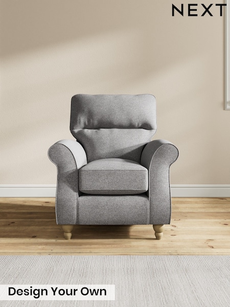 Studio Chenille/Mid Grey Ashford Highback (W86137) | £725