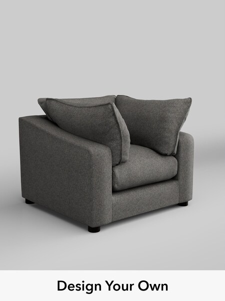 Tweedy Blend Easy Clean/Dark Grey The Sumptuous Deep Relaxed Sit (W86154) | £1,125