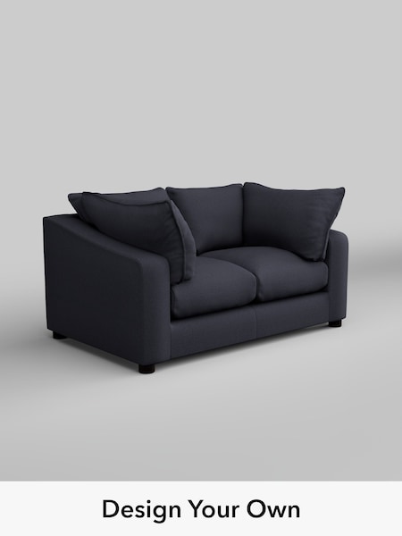 Tweedy Blend Easy Clean/Dark Slate Blue The Sumptuous Deep Relaxed Sit (W86162) | £1,325