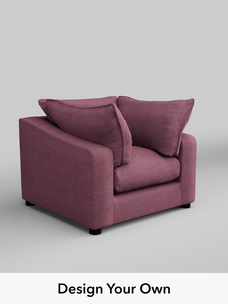 Tweedy Blend Easy Clean/Mid Mulberry Purple The Sumptuous Deep Relaxed Sit (W86175) | £1,125