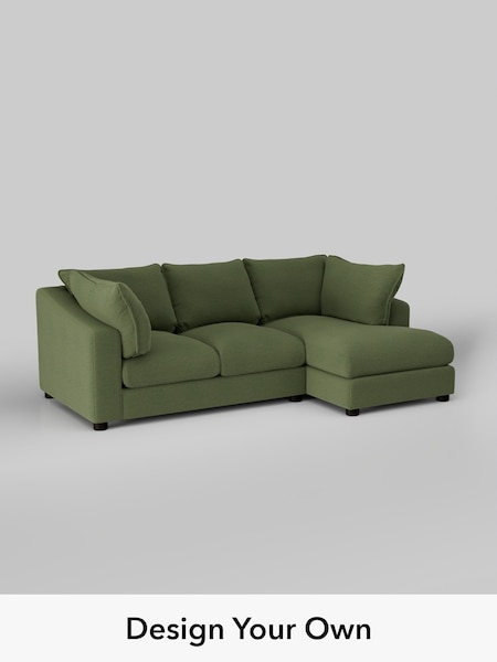 Ripple Chenille/Mid Moss Green The Sumptuous Deep Relaxed Sit (W86199) | £2,150