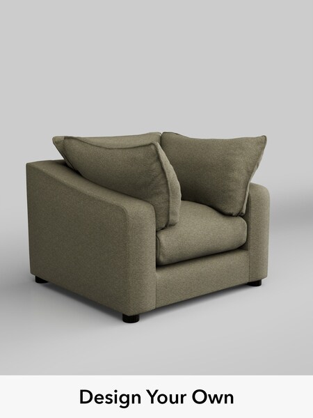 Tweedy Chenille/Mid Moss Green The Sumptuous Deep Relaxed Sit (W86213) | £1,125