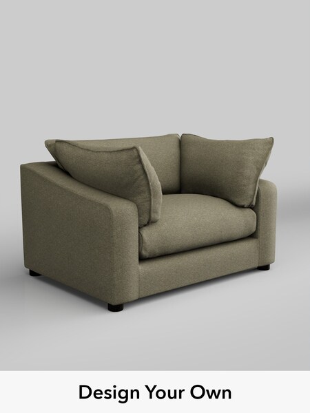 Tweedy Chenille/Mid Moss Green The Sumptuous Deep Relaxed Sit (W86213) | £1,225