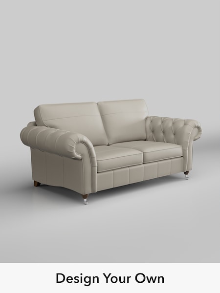 Columbia/Silver Grey Gosford Leather Button Arm (W86266) | £2,425