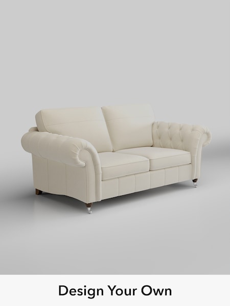 Turin Leather/Cream Gosford Leather Button Arm (W86267) | £2,525