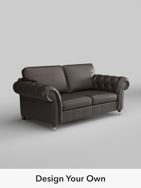 Columbia/Dark Brown Gosford Leather Button Arm (W86268) | £2,425