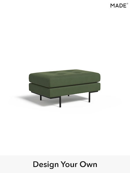 Matt Velvet Easy Clean/Grass Green Harlow By Made (W86569) | £350