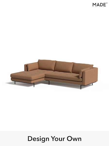 Textured Woven/Burnt Orange Harlow By Made (W86583) | £1,850