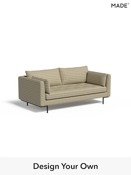 Declan Check/Natural and Black Harlow By Made (W86604) | £999