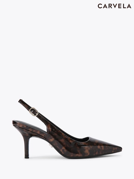 Carvela Spirit Sling Black Shoes (W86740) | £119
