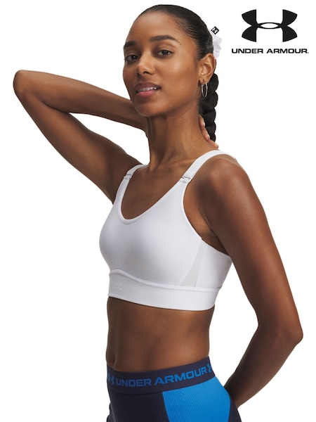 Under Armour White Infinity Mid 2.0 Bra (W86863) | £41
