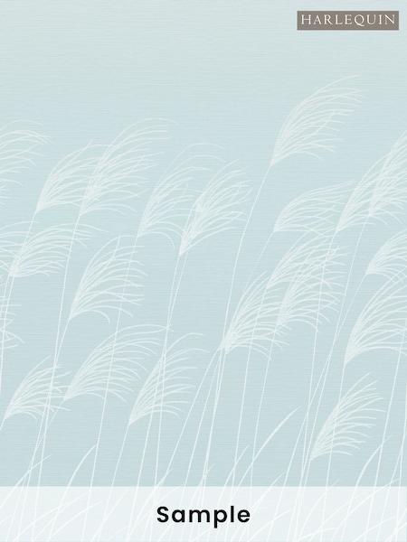 Harlequin Blue Miscanthus A4 Wallpaper Sample (W87042) | £1