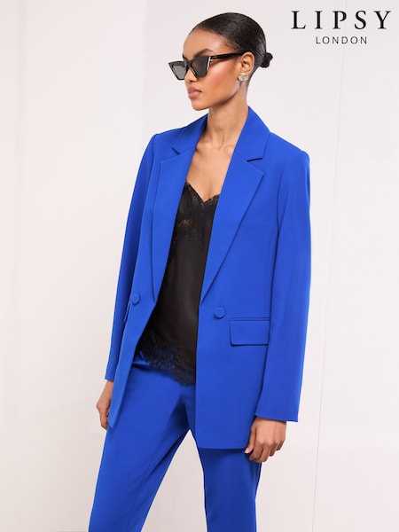 Lipsy Cobalt Blue Relaxed Blazer (W87059) | £65