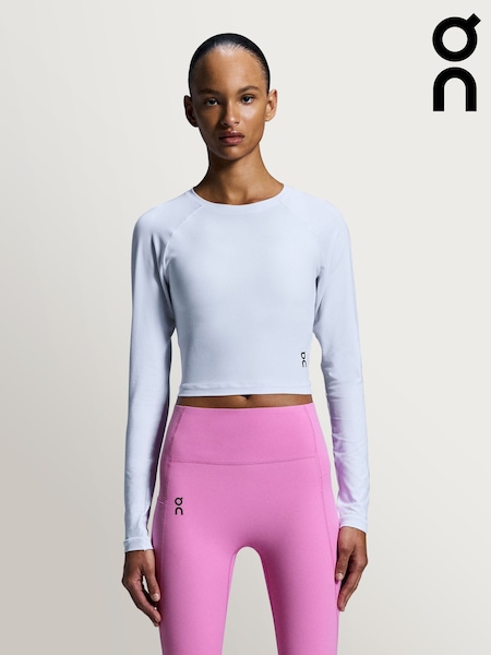 On White Studio Long-T Crop  Top (W87093) | £55