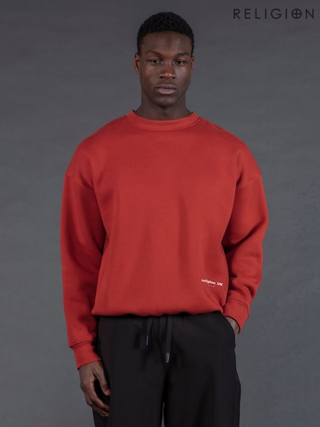 Religion Red UK Sweat Top (W87131) | £0