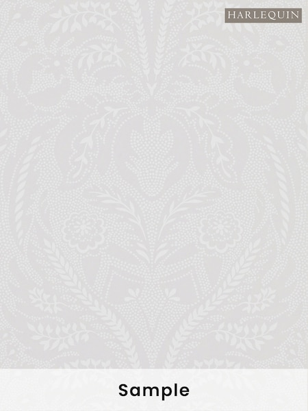Harlequin White Florence Purity Edit A4 Wallpaper Sample (W87203) | £1