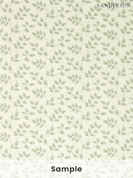 Sanderson Green Tomato Leaf A4 Wallpaper Sample (W87223) | £1