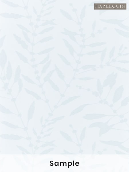 Harlequin Grey Chaconia Shimmer Wide Width Purity Edit A4 Wallpaper Sample (W87243) | £1