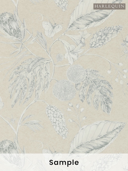 Harlequin Natural Amborella Wide Width Purity Edit A4 Wallpaper Sample (W87244) | £1