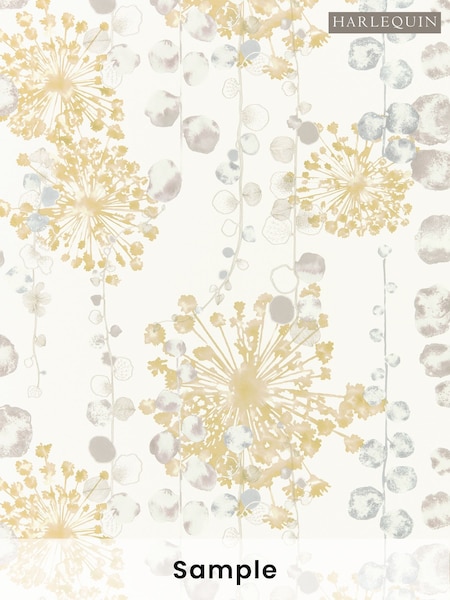 Harlequin White Moku Wide Width Purity Edit A4 Wallpaper Sample (W87247) | £1