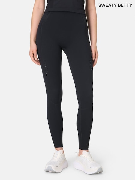Sweaty Betty Black Full Length Ultimate Run Leggings (W87409) | £90