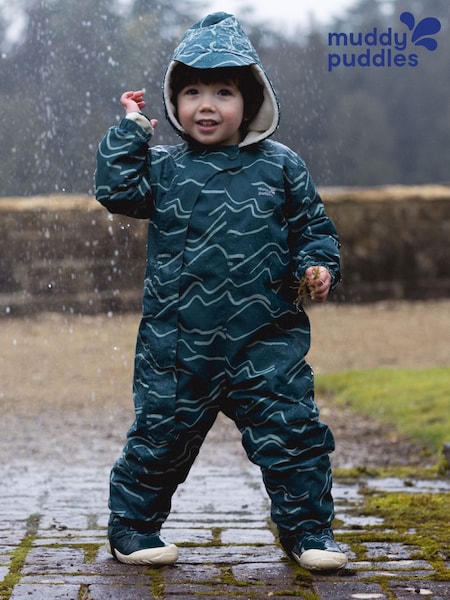 Muddy Puddles Green Waterproof 3-in-1 Puddle Suit (W87641) | £95