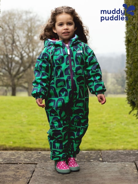 Muddy Puddles Green Waterproof EcoSplash Puddle suit (W87654) | £70