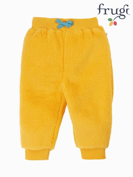 Frugi Yellow Ted Fleece Pull Ups (W87897) | £22 - £24