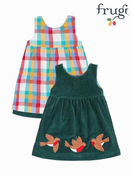Blue Christmas Reversible Dress (W88091) | £40 - £42