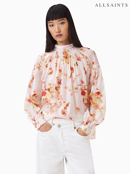 AllSaints White Pearla Top (W88325) | £0
